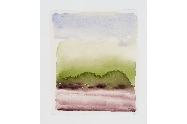 Transported XI, Watercolour on Saint Armand, 5x6 in.